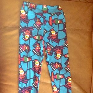 Lularoe kids Christmas leggings